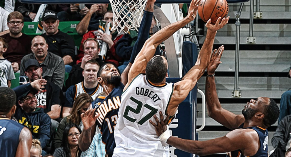 上海队绝杀马刺，戈贝尔高光表现