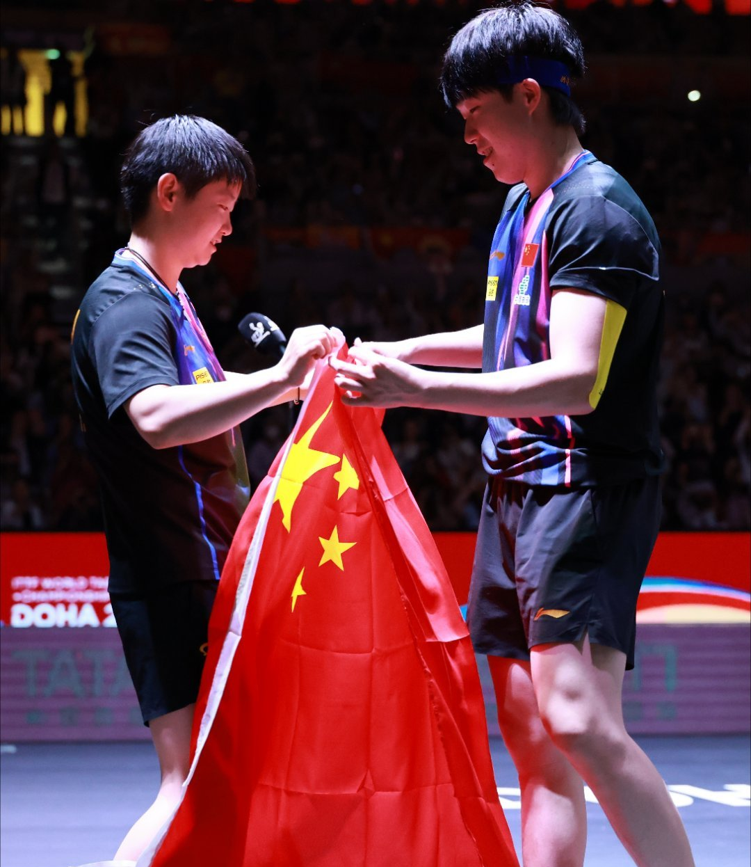 中国队险胜德国队，王皓点燃赛场